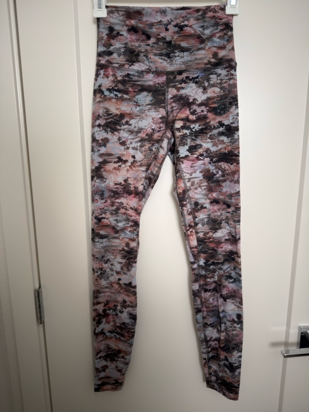 lululemon athletica High-Rise Patterned Leggings in Pink, Gray, Black